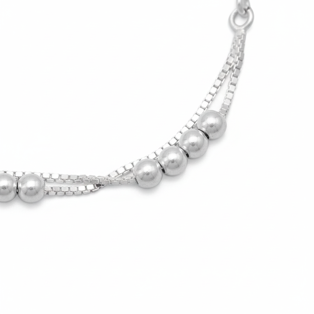 Bead and chain connection detail
