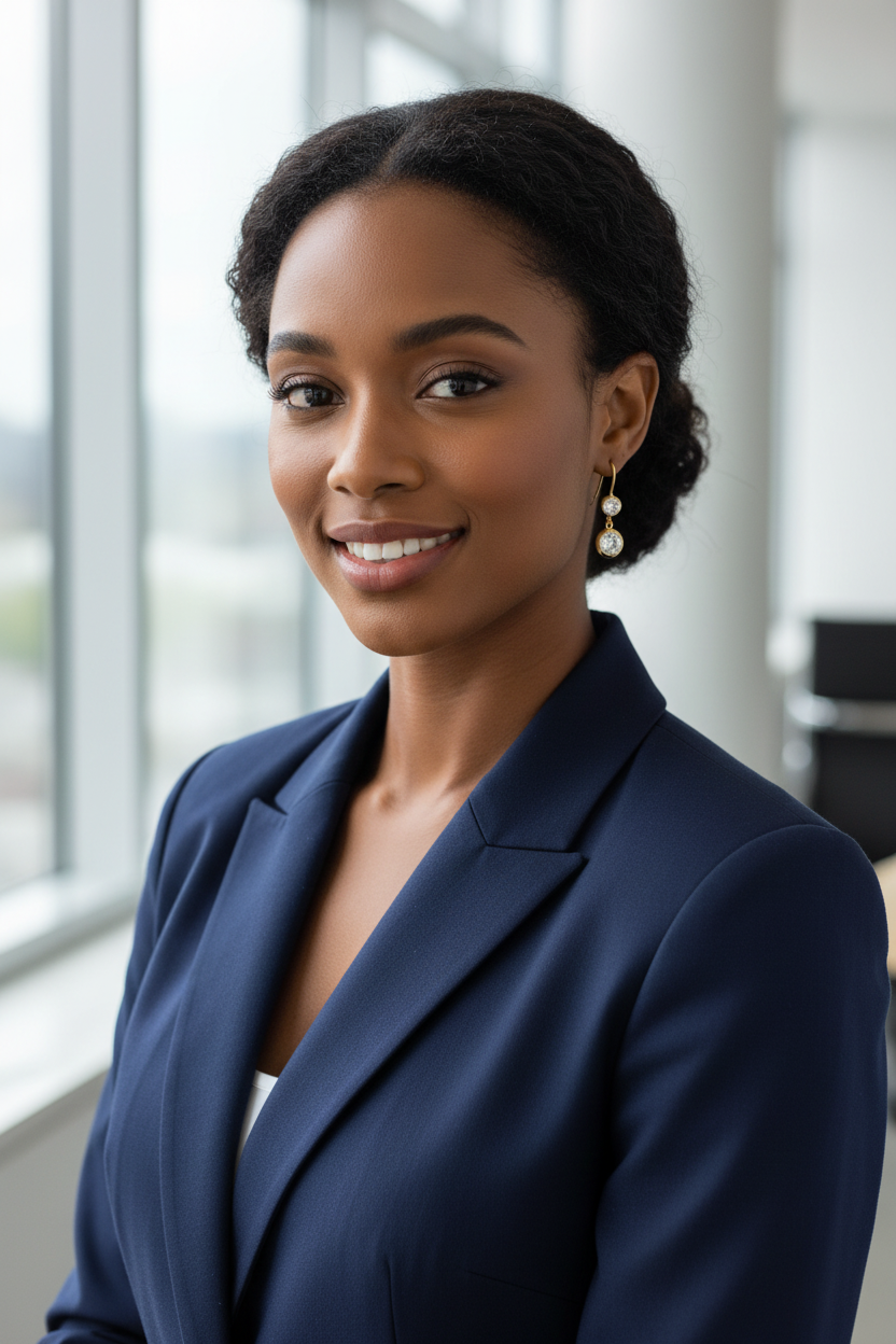 Black woman in professional setting