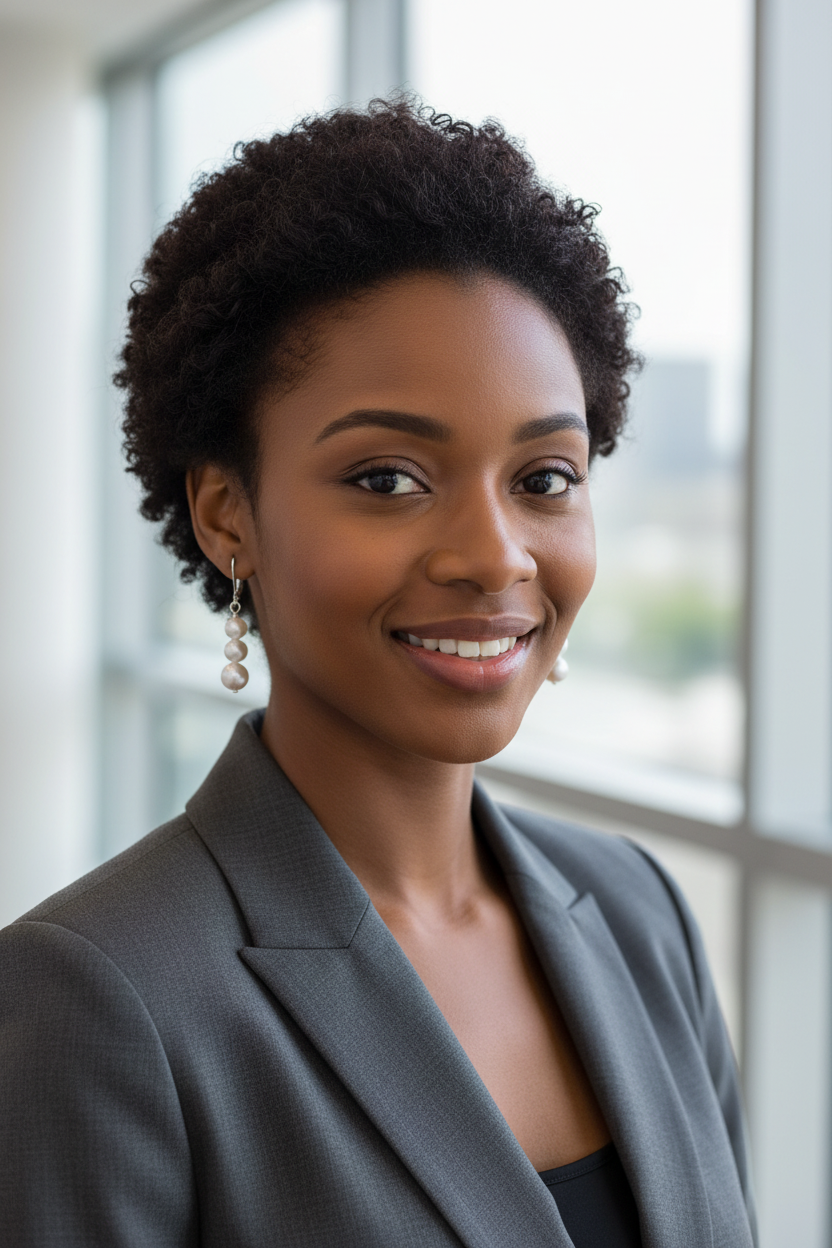 Black woman in professional setting