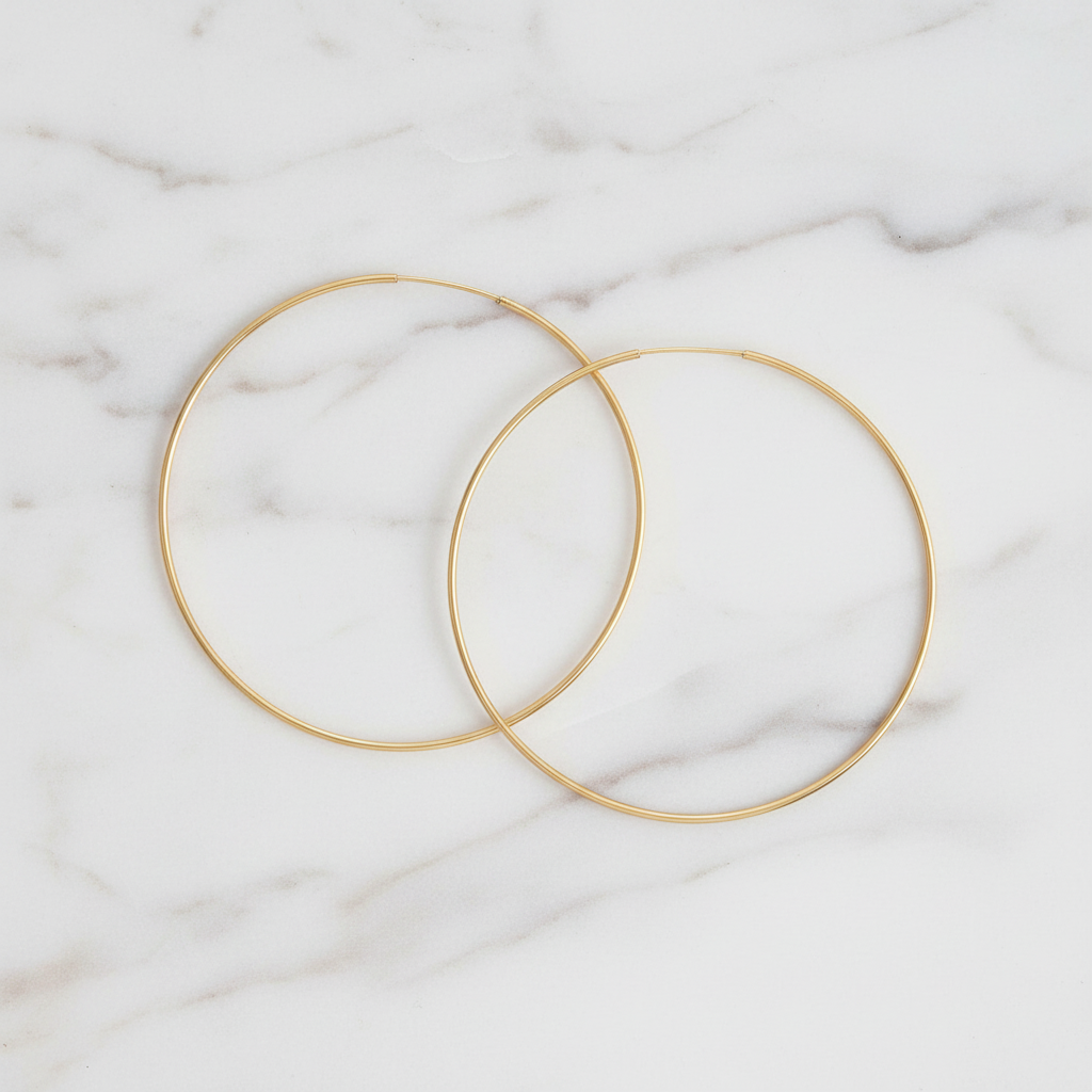 Clean professional shot on polished marble
