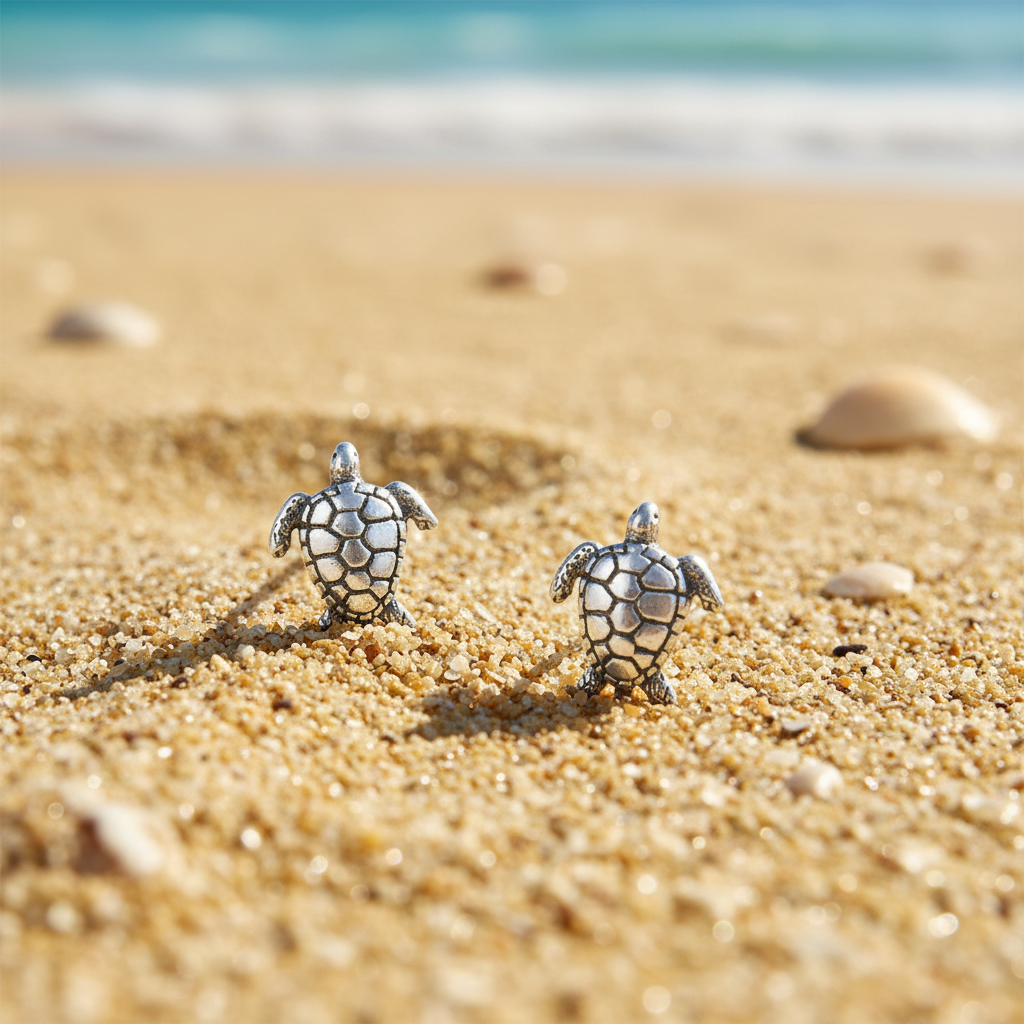 Close-up detail on beach sand