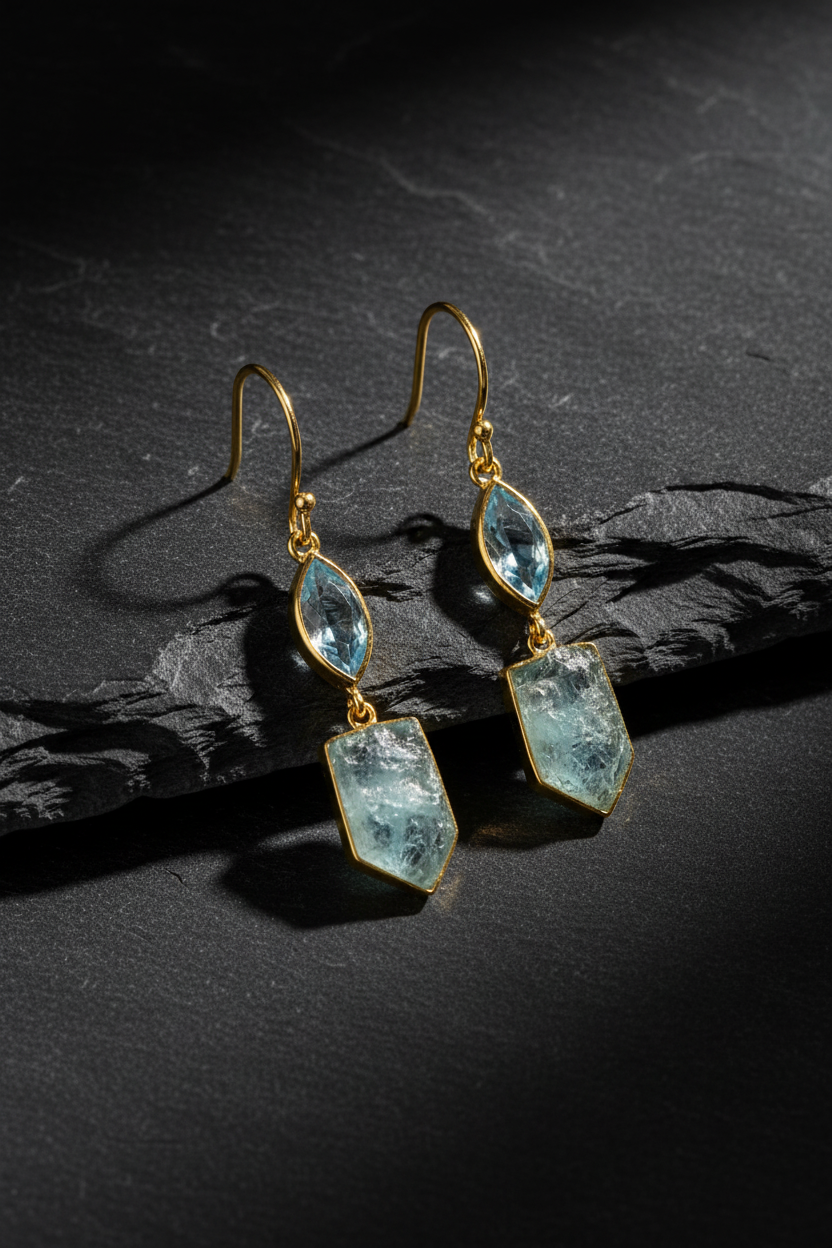 Dark Slate Blue Topaz