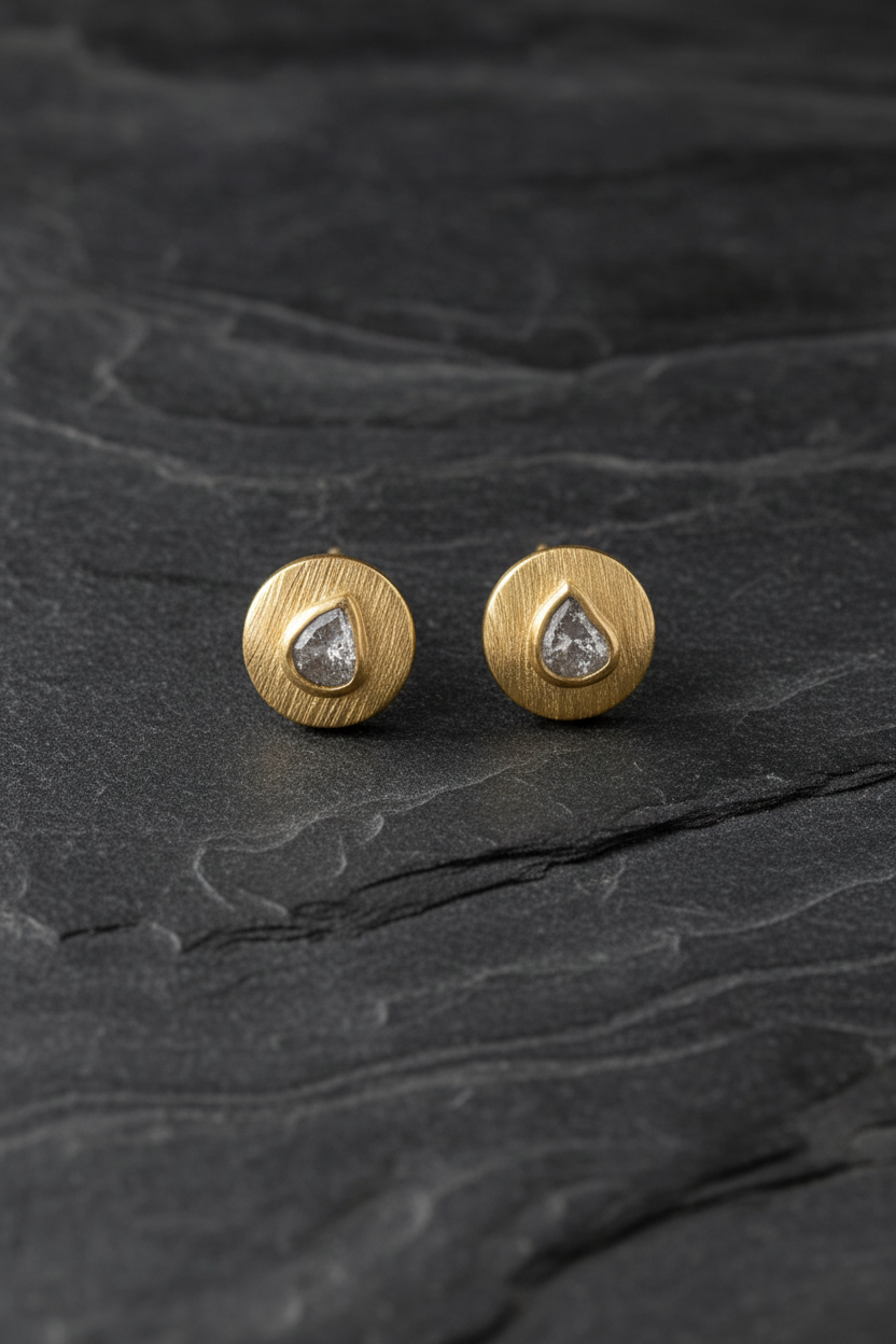 Dark Slate Polki Diamond
