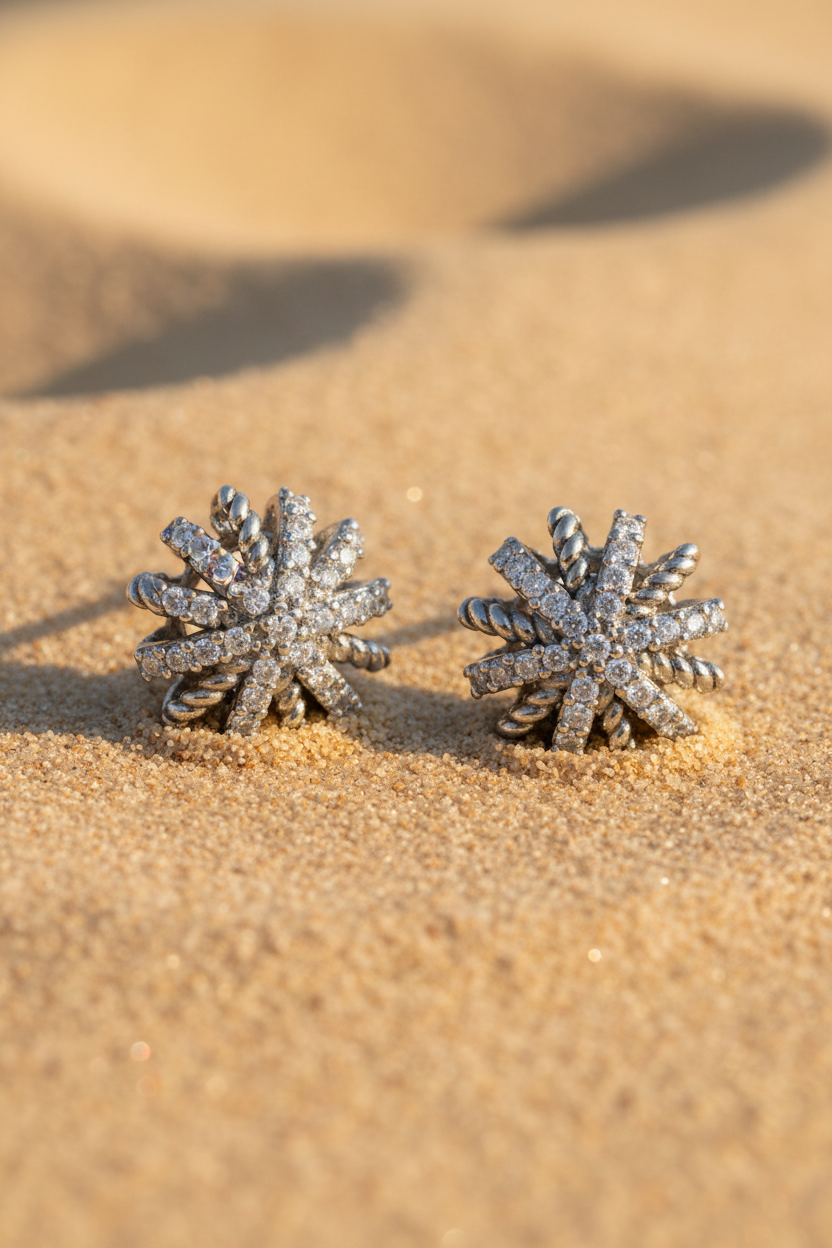 Fine Desert Sand CZ Starburst