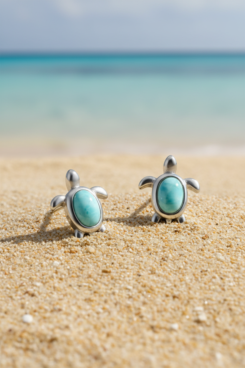 Fine Sand Larimar Turtle