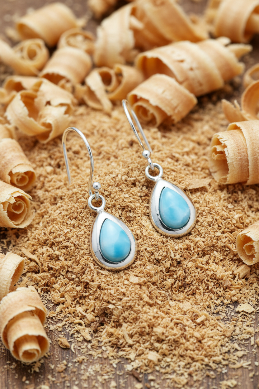Fine Wood Particles Larimar