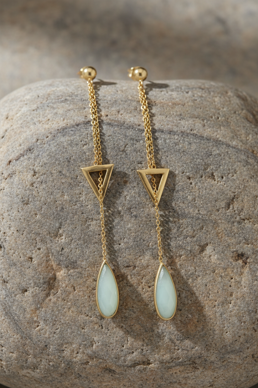 Grey Beige Stone Chalcedony