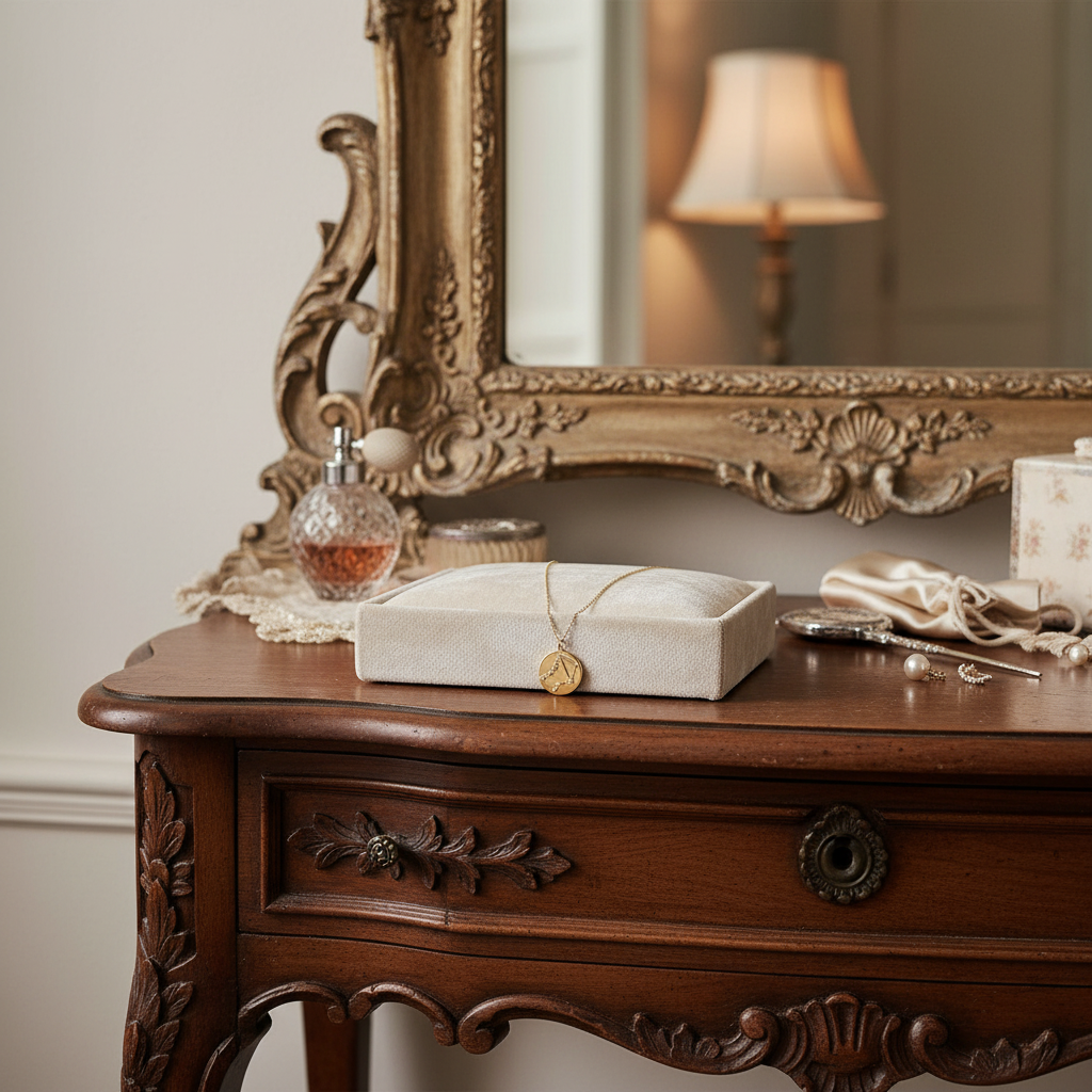 Libra Zodiac Necklace - 14K Gold Plated Sterling Silver Constellation Pendant