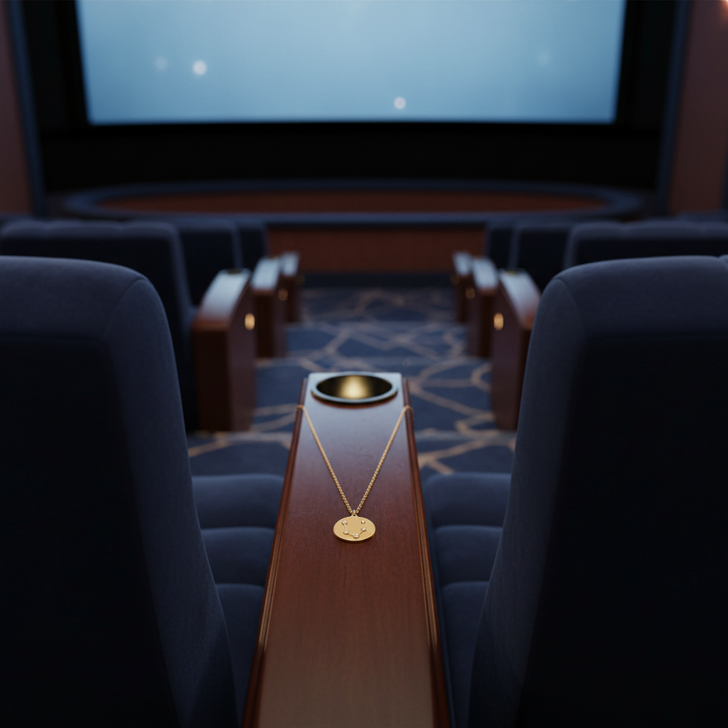 Pisces Zodiac Constellation Necklace, 16 Inch Chain with 2 Inch Extension, Celestial Astrology Coin Pendant