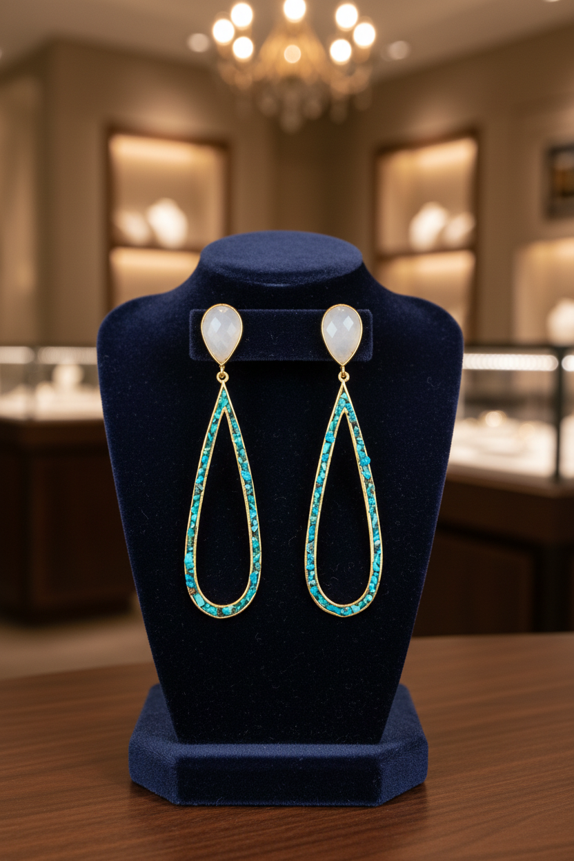 Jewelry Store Background 2 - Velvet Display