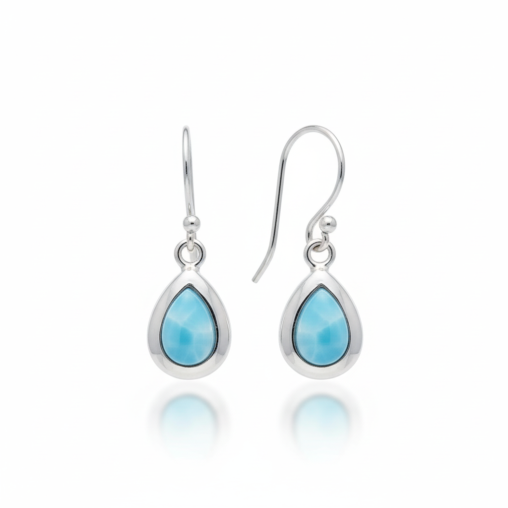 Larimar Pear White Background 1