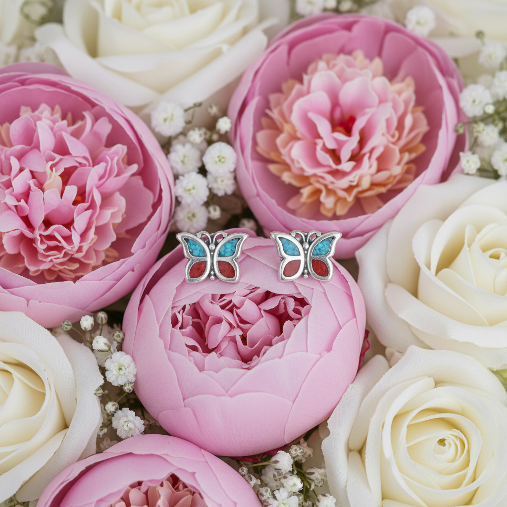 Minimalist composition on elegant florals