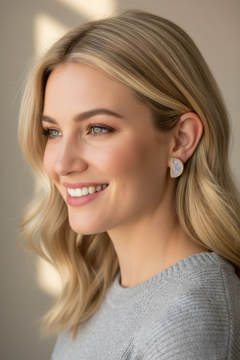 Model 3 - Blonde Casual