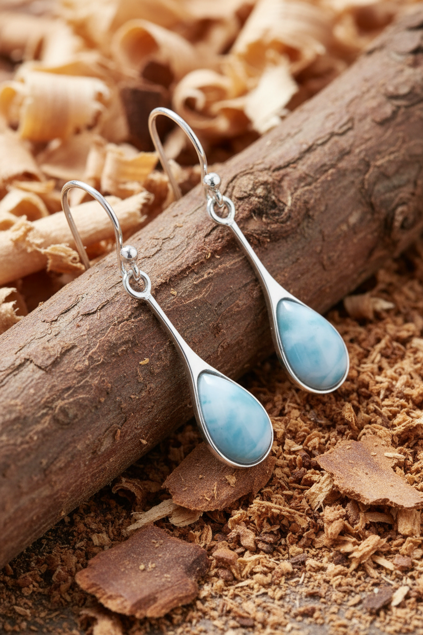 Natural Wood Shavings Pear Larimar