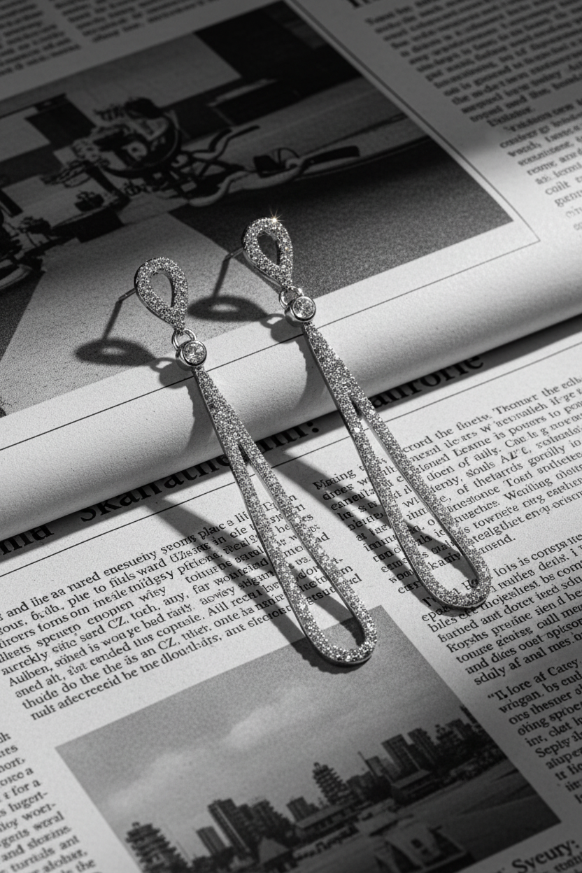 Newspaper Background 2 - Black & White Print