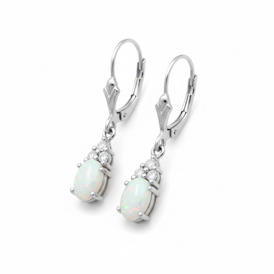 Opal Topaz White Angled