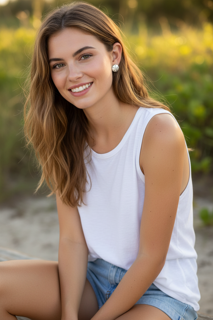 Relaxed summer tank and shorts