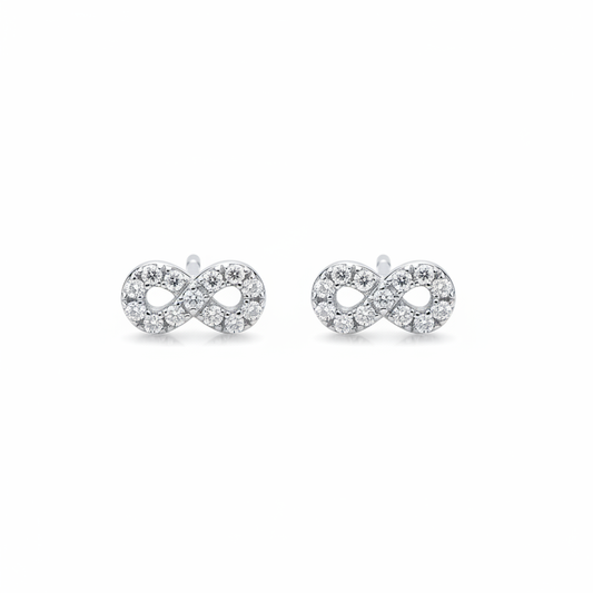 Rhodium Infinity CZ White Background 2