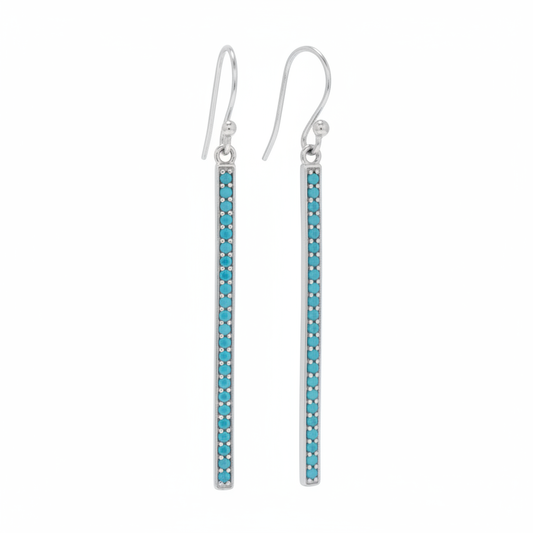 Turquoise Bar White Background 2