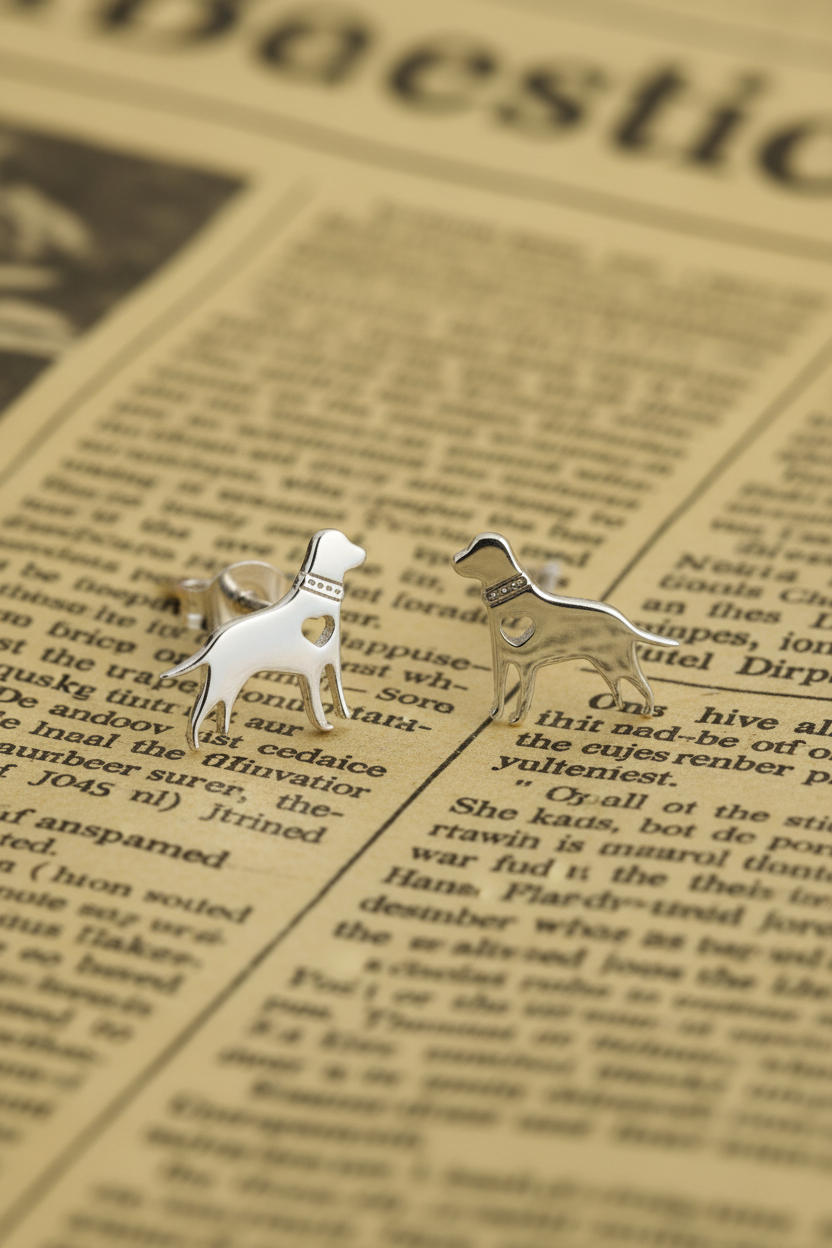 Vintage Newspaper Original Dog