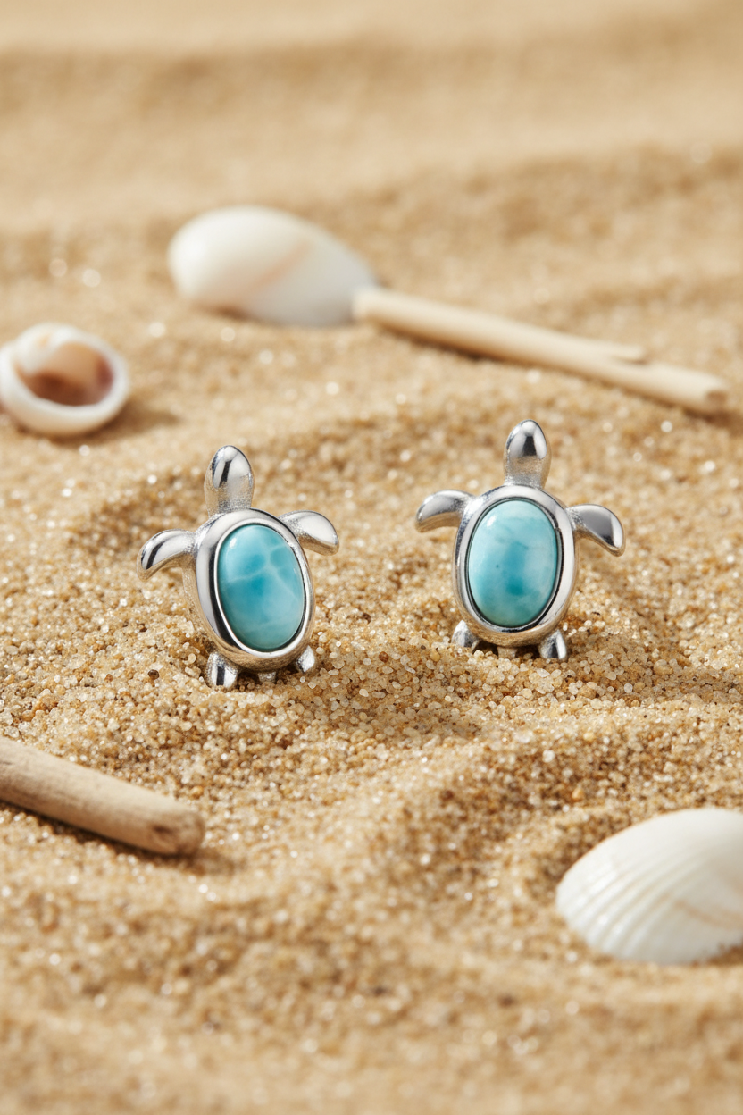 Warm Sand Larimar Turtle