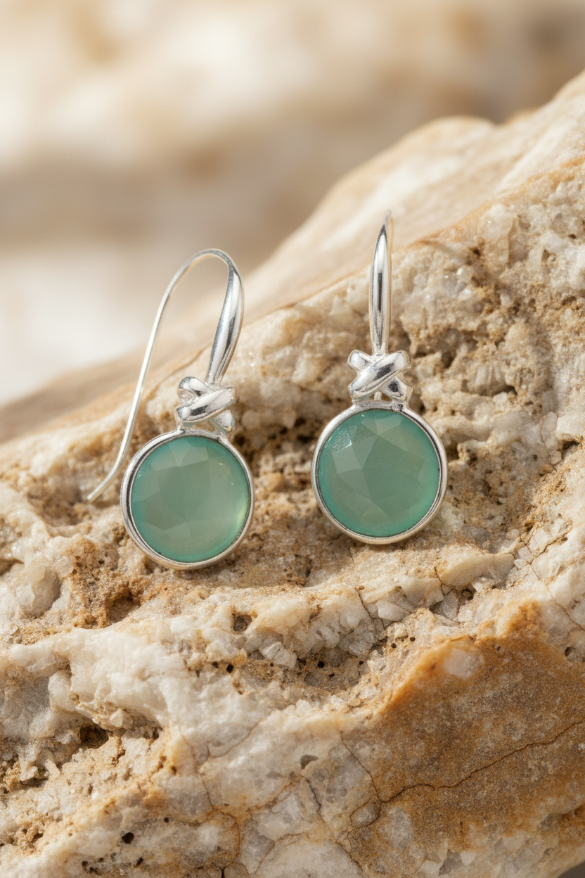 Warm Stone Sea Green Chalcedony
