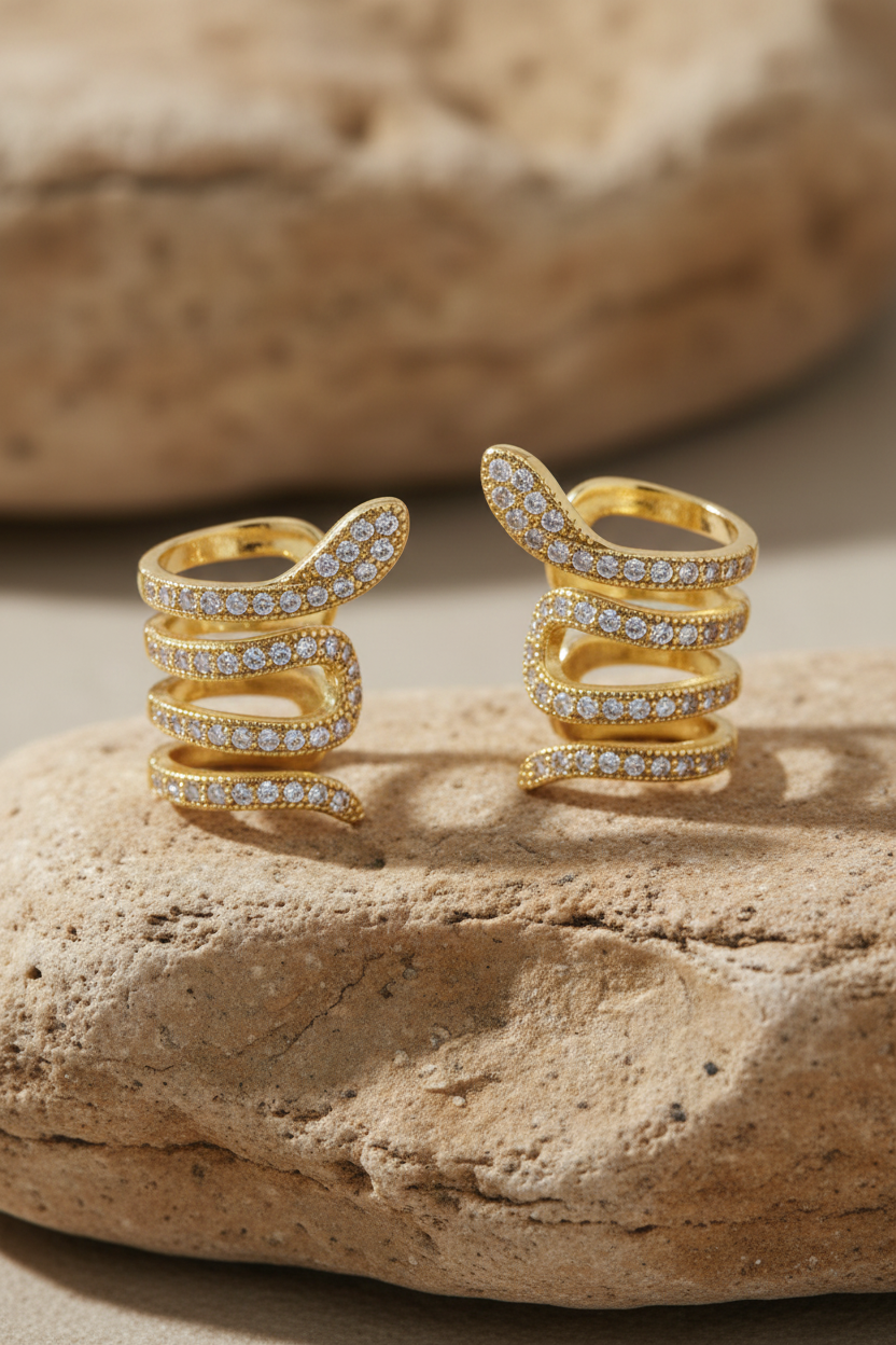 Warm Stone Snake Cuff