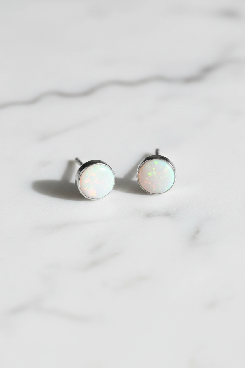 White Marble Opal